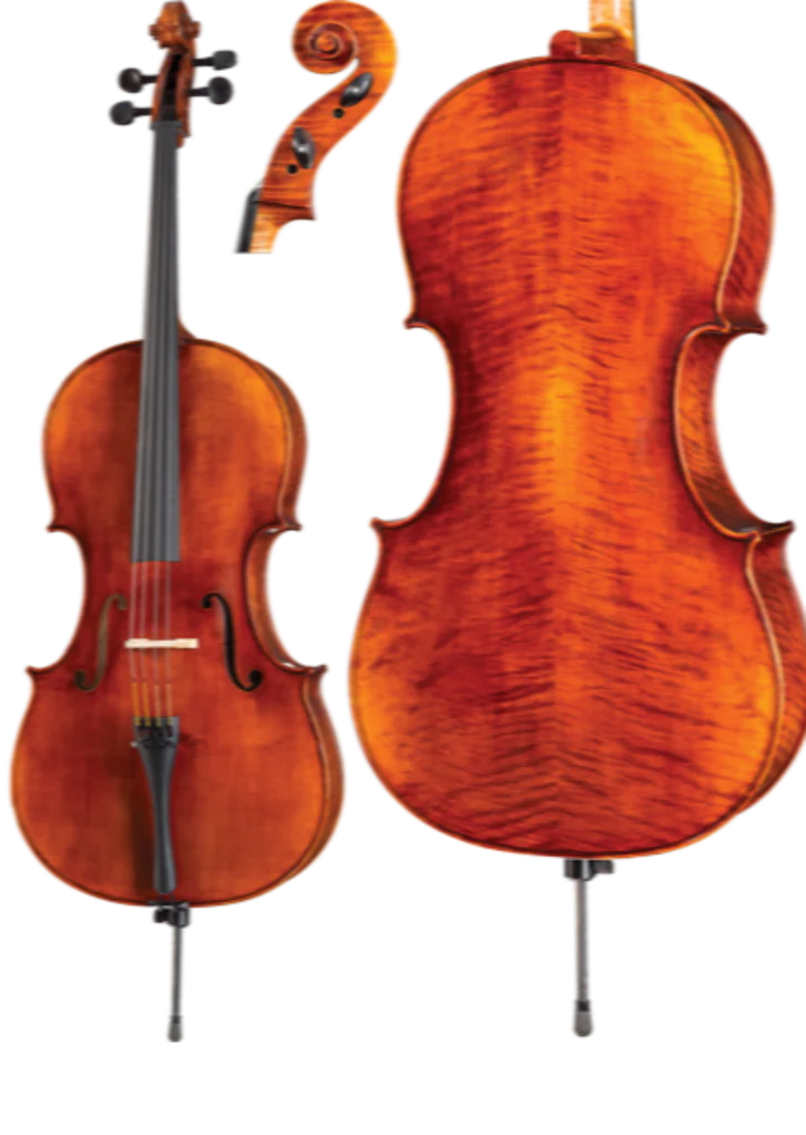 D Z Strad Cello - Model 300 - Cello Outfit w/ Case & Bows