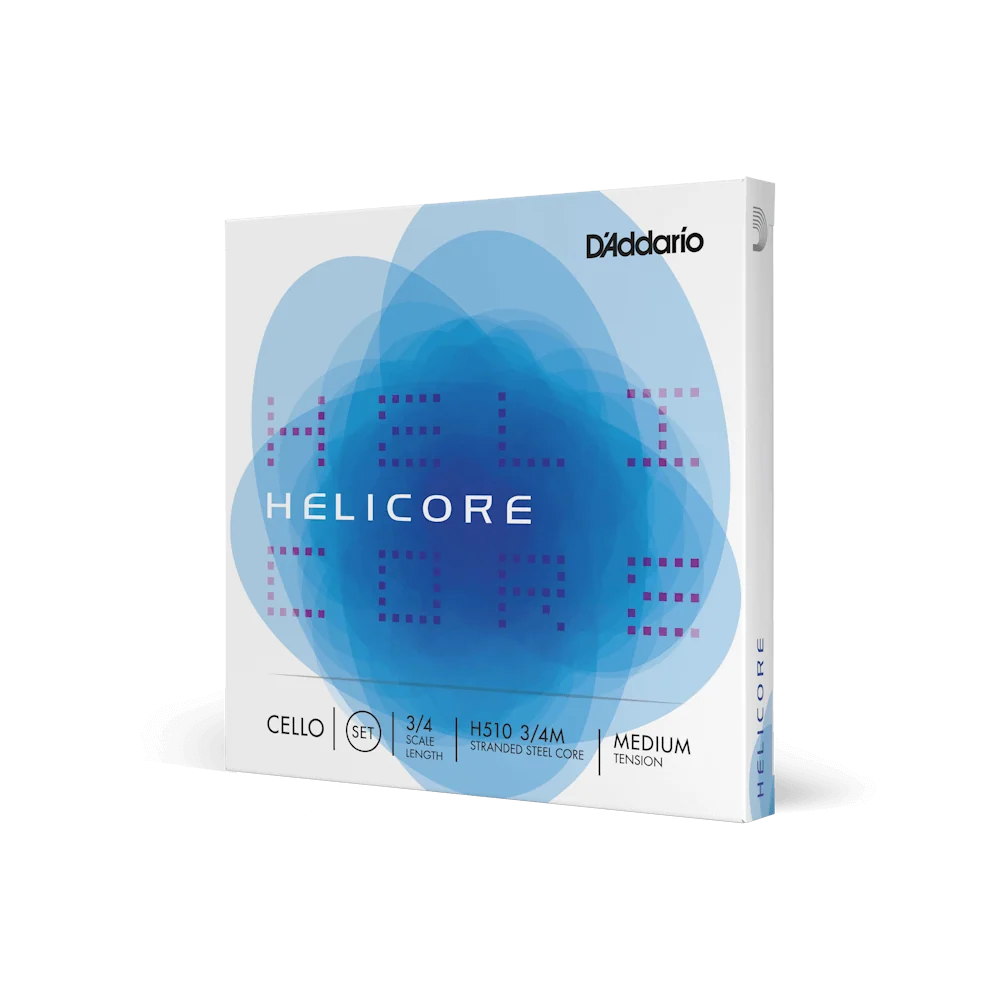 D'Addario Helicore Cello String Set – Medium Tension