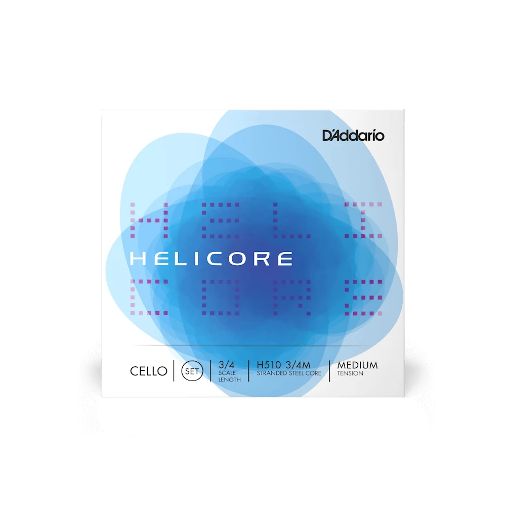 D'Addario Helicore Cello String Set – Medium Tension