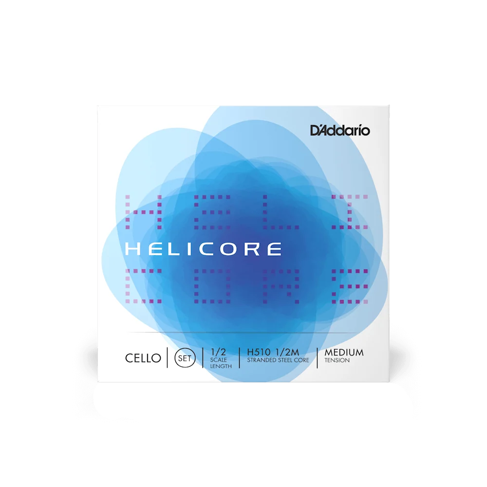 D'Addario Helicore Cello String Set – Medium Tension