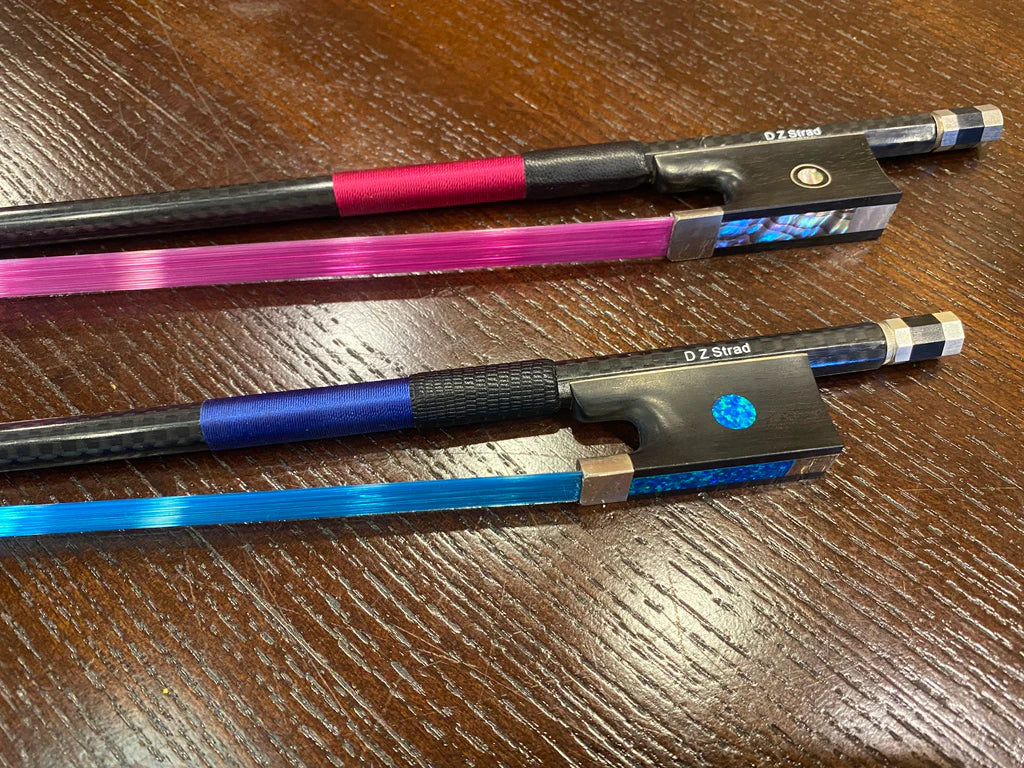 D Z Strad Violin Bow- Model RBW "Rain-BOW" Carbon Fiber Bow