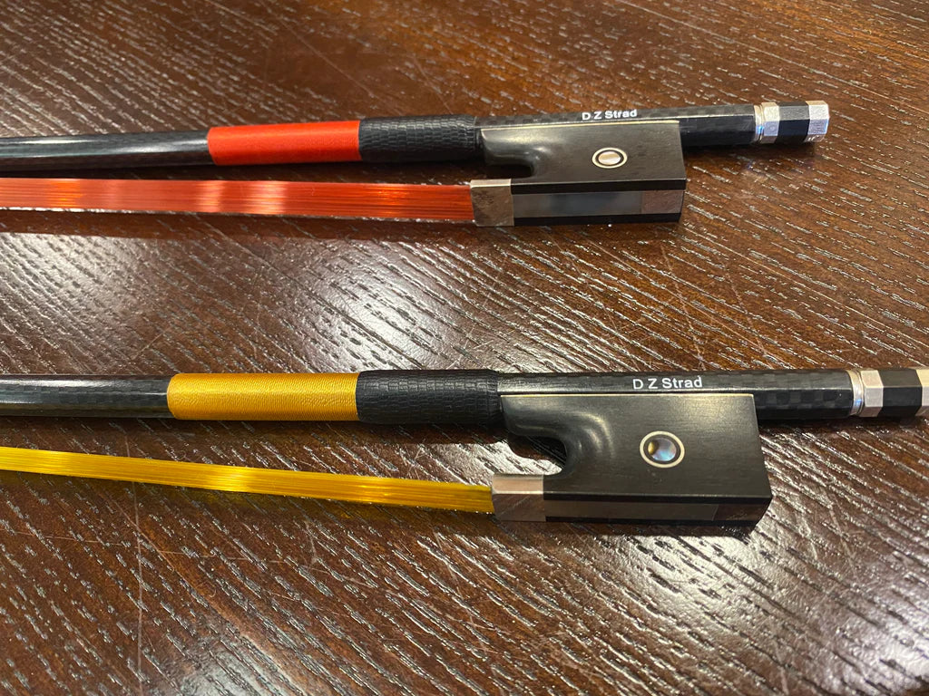 D Z Strad Violin Bow- Model RBW "Rain-BOW" Carbon Fiber Bow