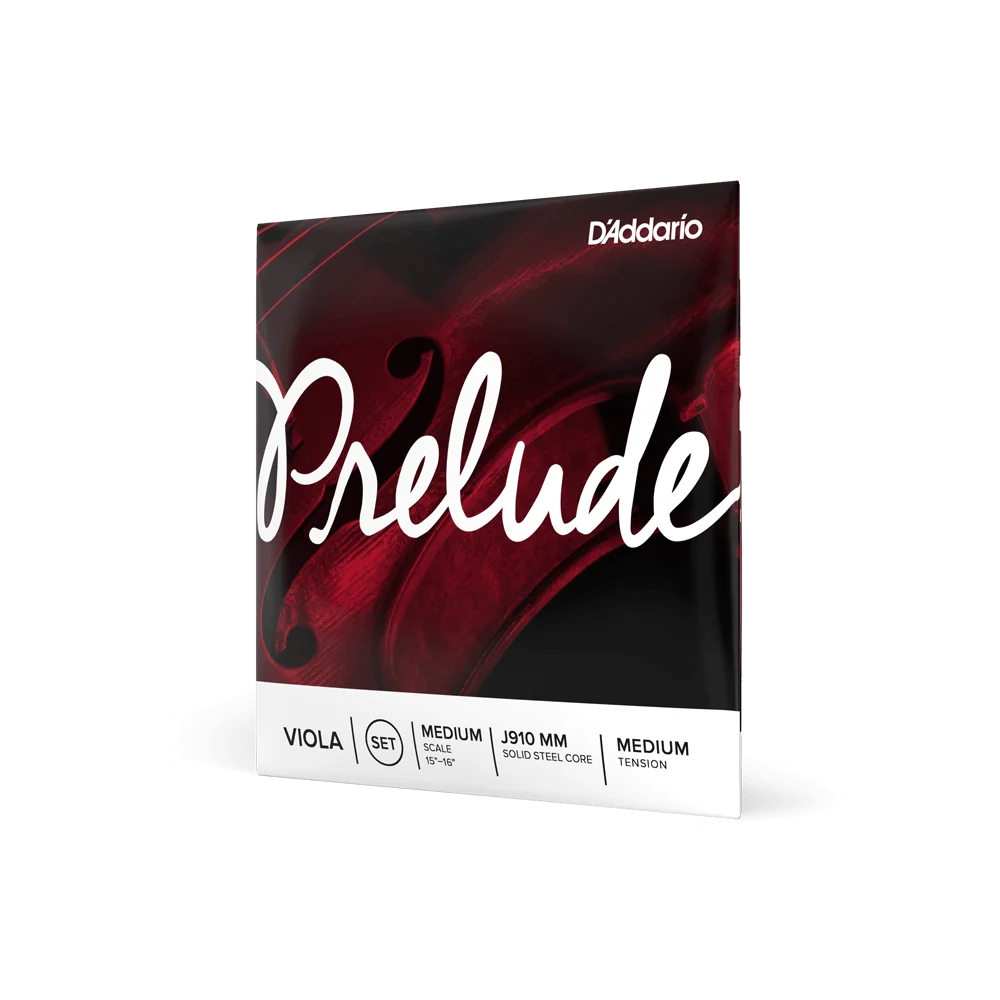 D'Addario Prelude Viola String Set – Medium Tension
