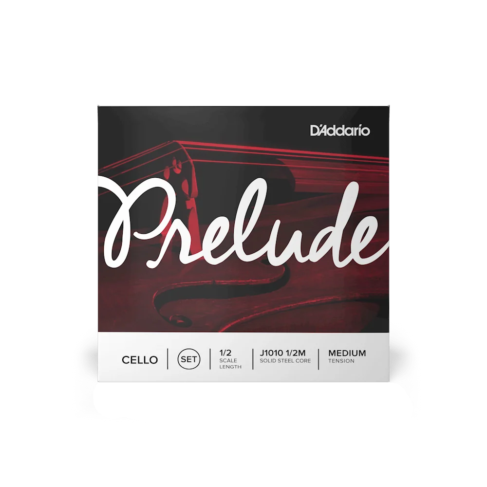 D'Addario Prelude Cello String Set – Medium Tension