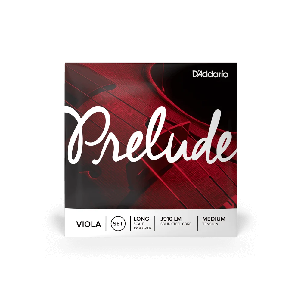 D'Addario Prelude Viola String Set – Medium Tension