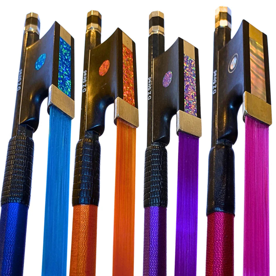 D Z Strad Violin Bow- Model RBW "Rain-BOW" Carbon Fiber Bow